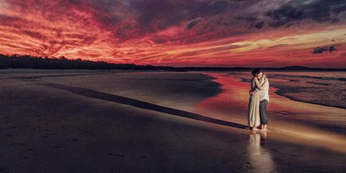 結婚現場對老公告白說的話